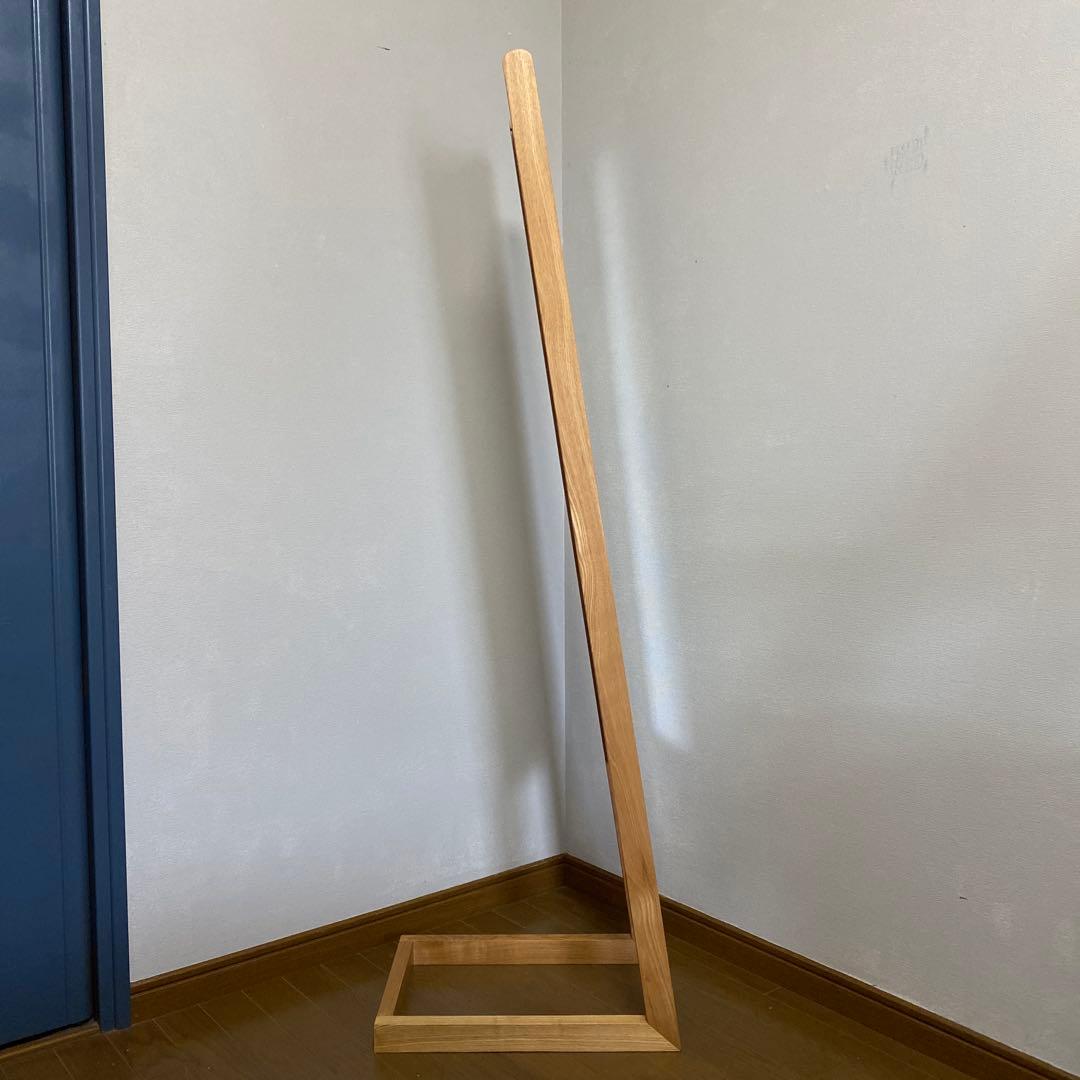 MUJI 無印良品 希少 生産終了品 廃盤品 タモ材 スタンドミラー 姿見 木製