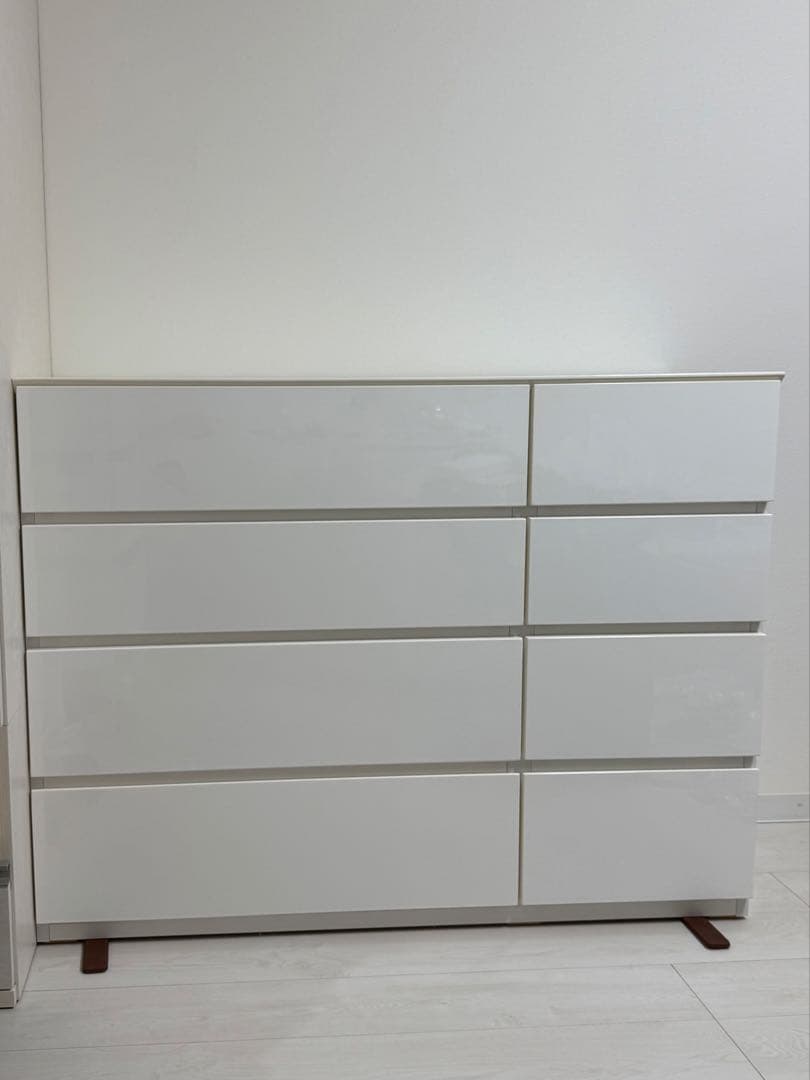 プ*数様 【8/8〜先着順！】　ニトリローチェスト　ホワイト　※送料手数料込み