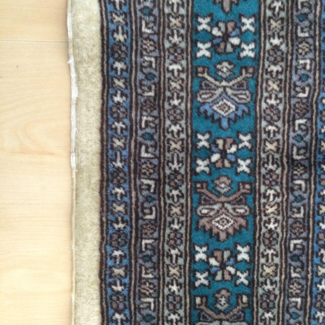パキスタンラグ　ヴィンテージラグ　手織り絨毯　カーペット　ウール