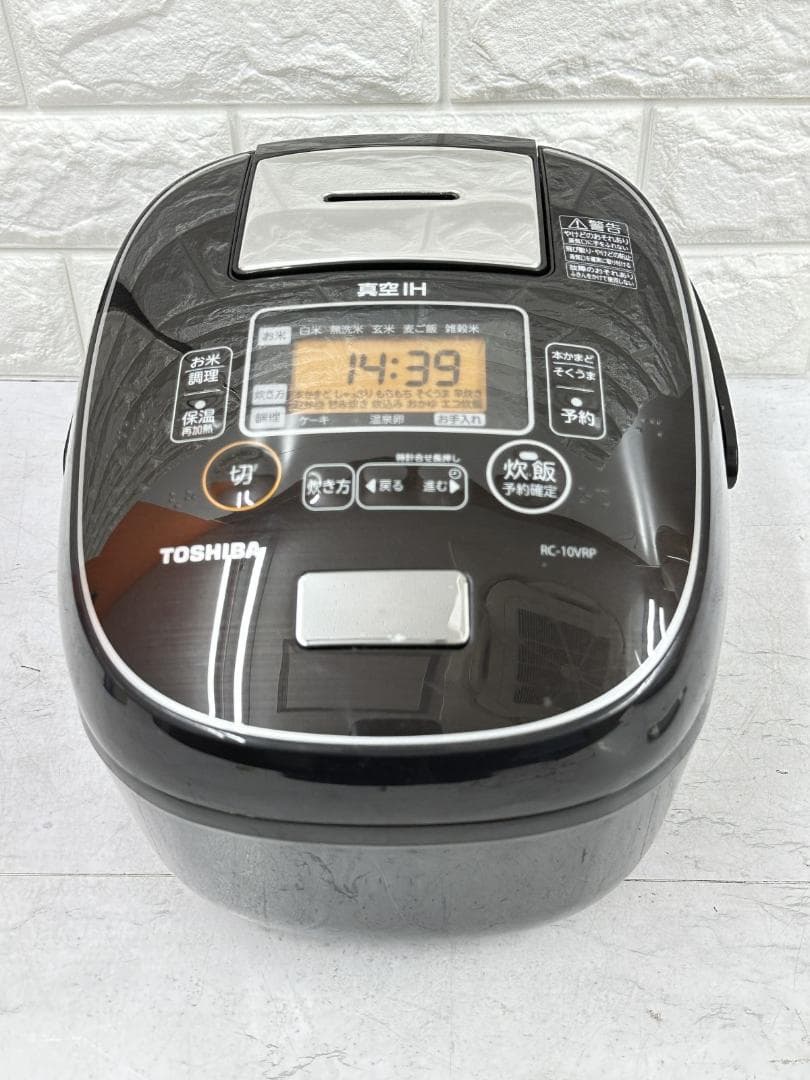 TOSHIBA 真空圧力IH炊飯器 RC-10VRP 5.5合*