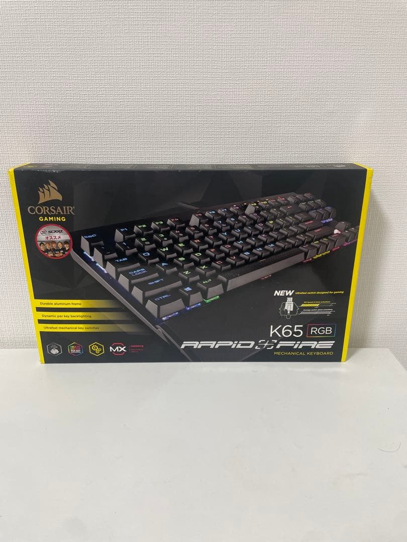 新品未開封　CORSAIR K65 RAPIDFIRE コンパクトメカニカル