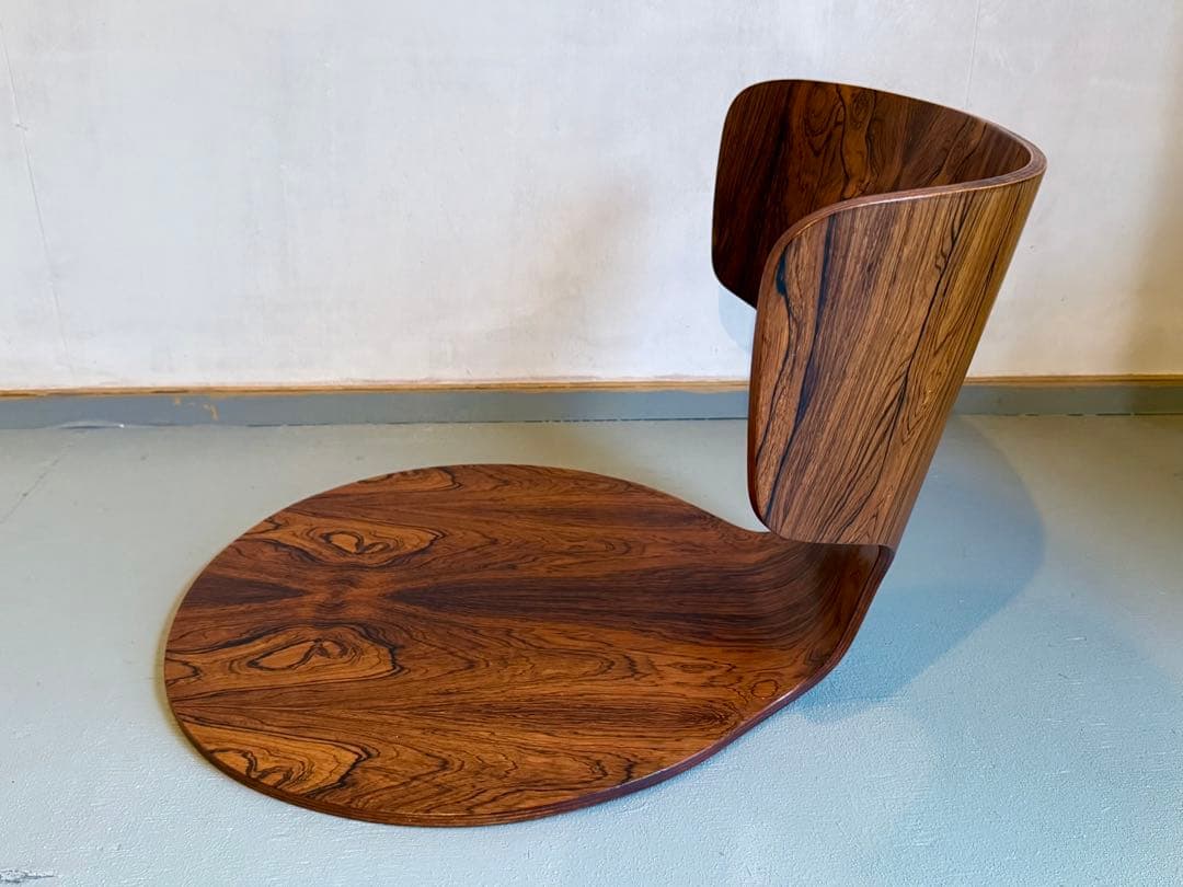 天童木工 剣持勇 ローズウッド カブト 座椅子 ジャパニーズモダン 希少