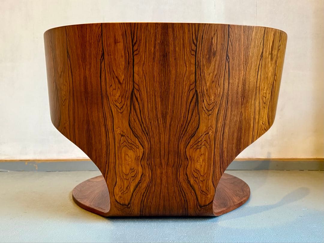 天童木工 剣持勇 ローズウッド カブト 座椅子 ジャパニーズモダン 希少