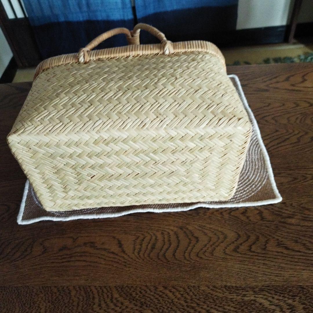 竹かごバッグ