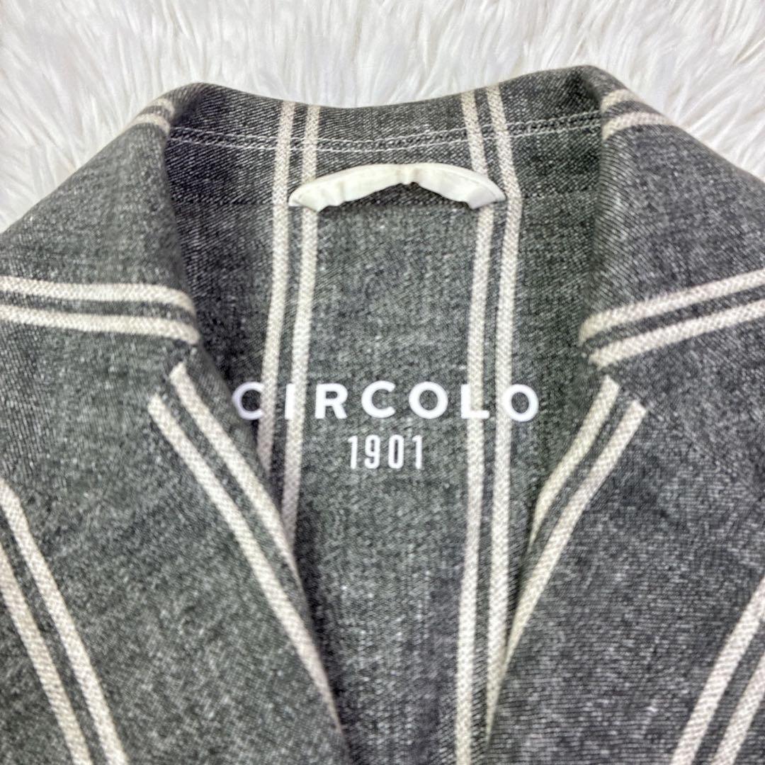 CIRCOLO1901チルコロ ダブルブレストテーラードジャケット　48