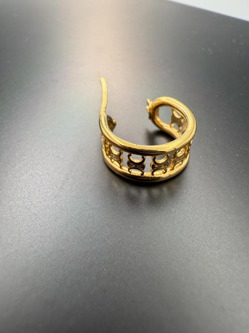 【片耳のみ】CELINE セリーヌ マカダム ピアス