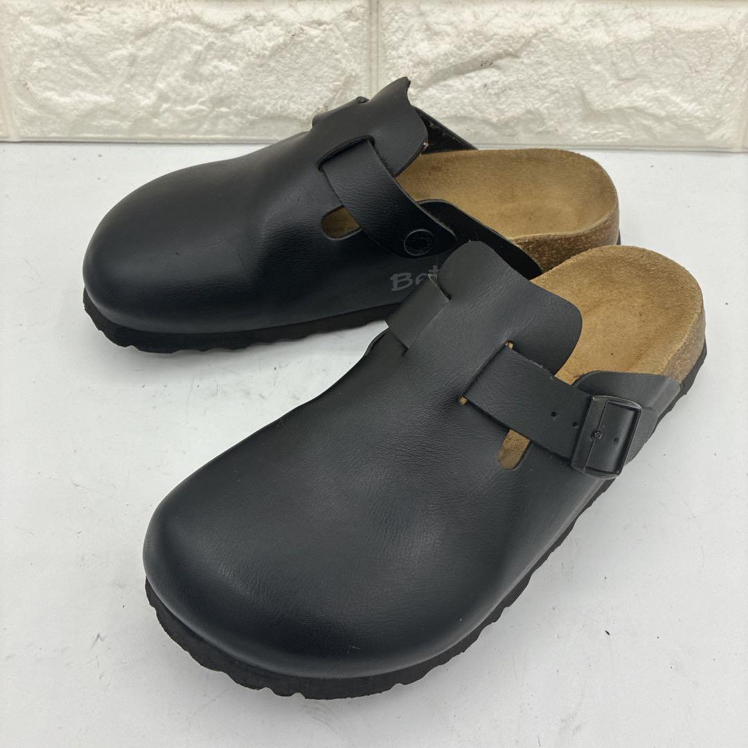 【極美品】ビルケンシュトック ボストン ベチュラ 23 サボサンダル ブラック