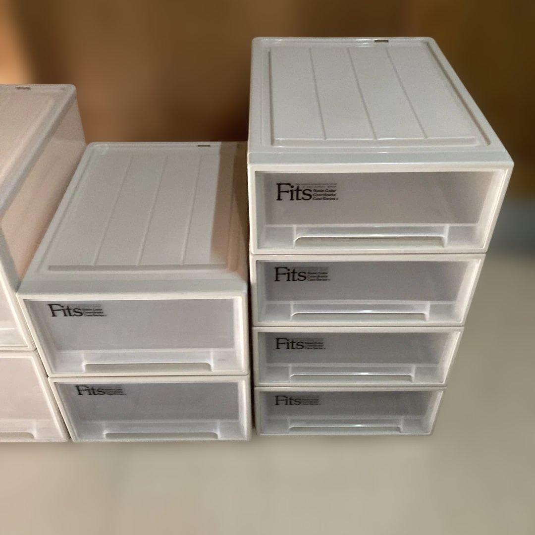 【引取or配達】Fits 収納ケース 8個