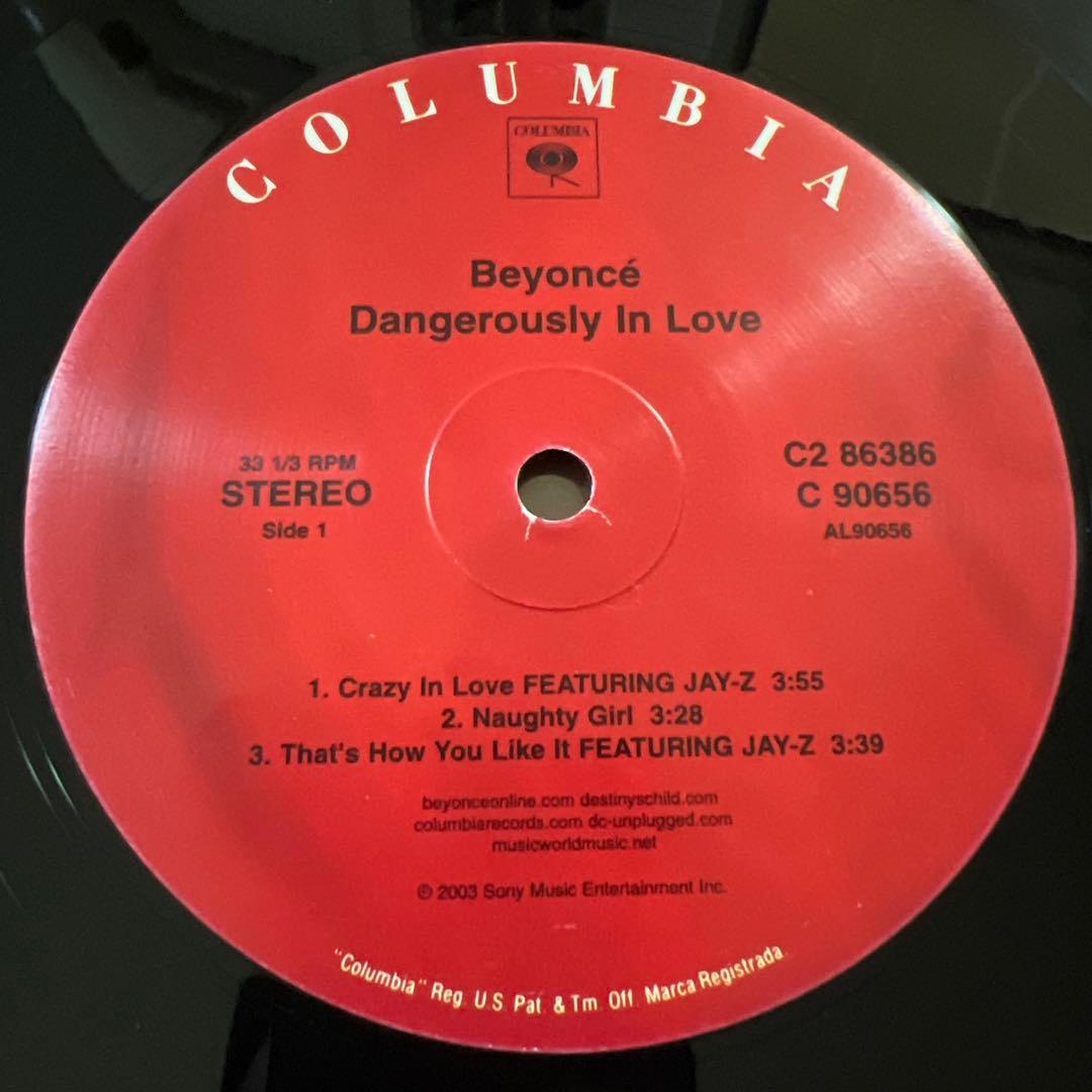 Beyonce 2LP US盤 美品 dangerously in love