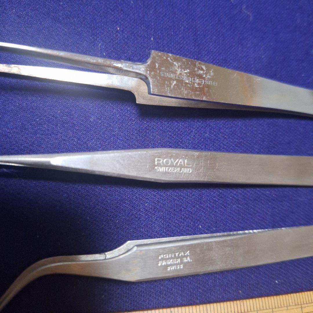  ステンレスピンセットセット