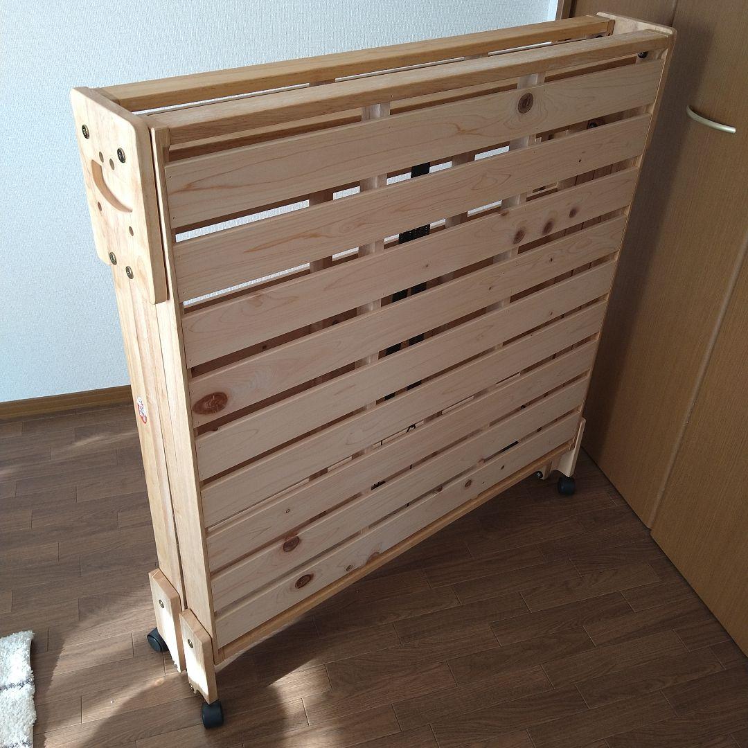 折りたたみ式木製シングルベッドフレーム