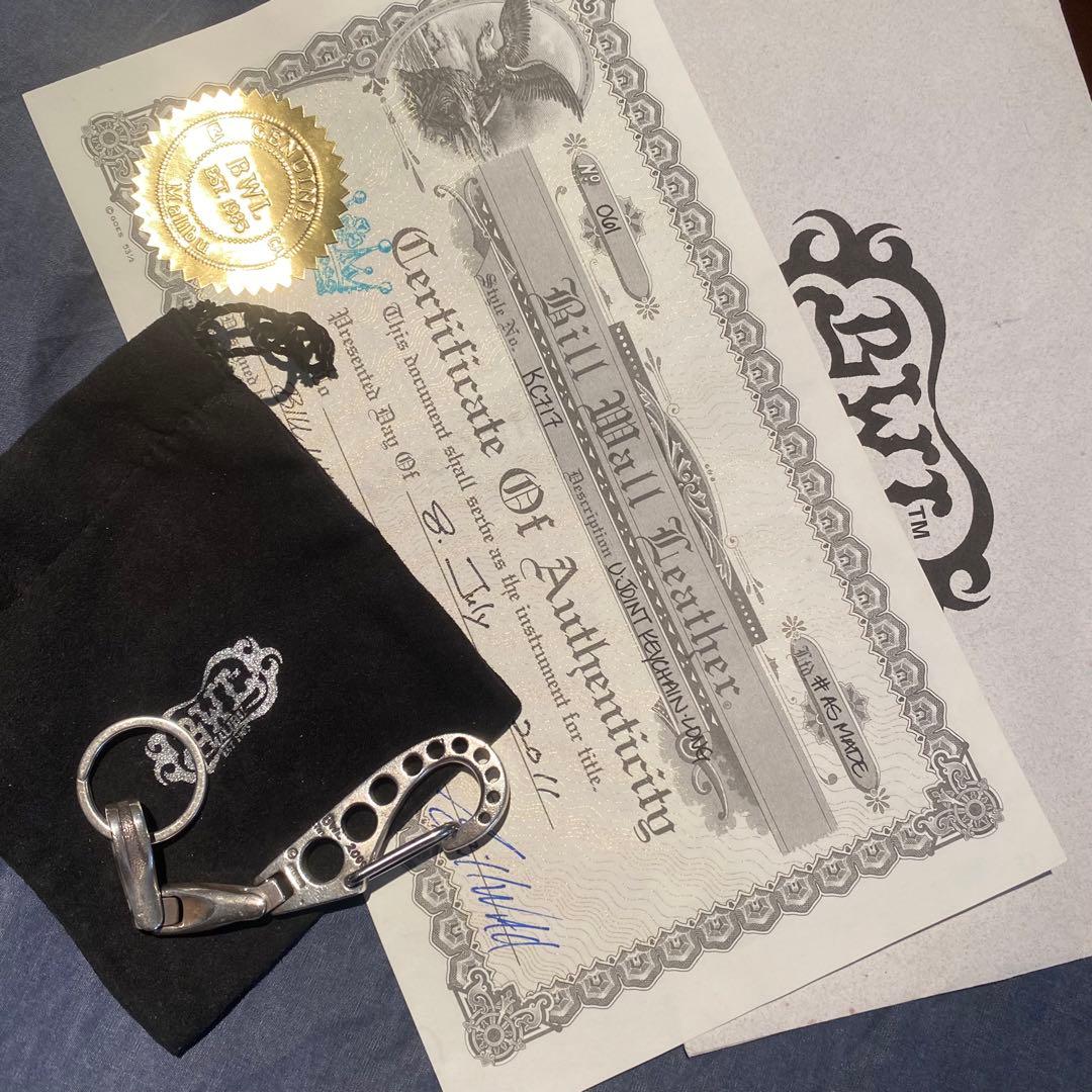 bill wall leather キーチェーン