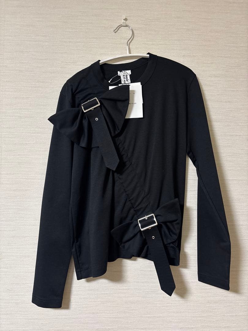 23aw 新品 ノワール ケイニノミヤ ギャルソン リボン カットソー can