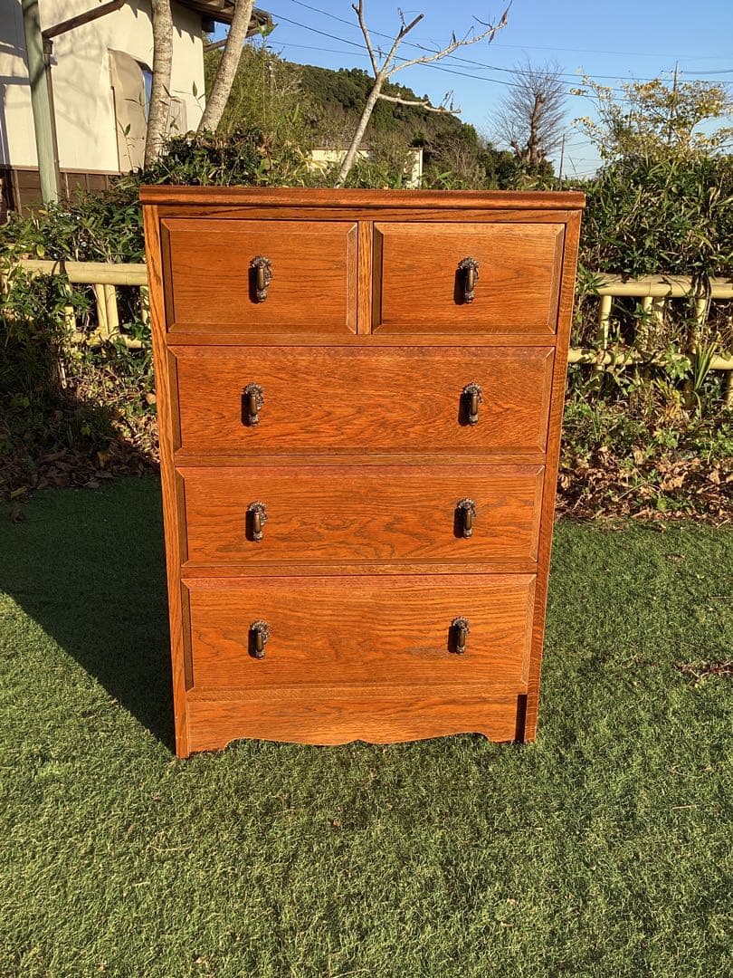 三越家具　ブルージュ　チェスト　4段タンス　整理タンス