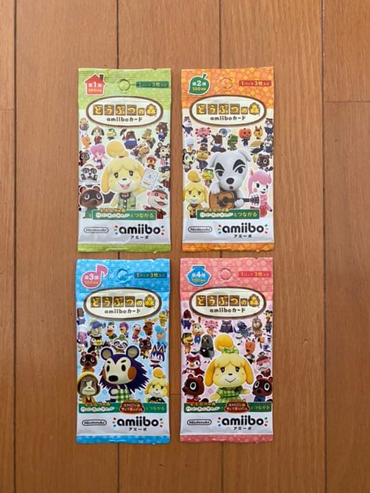 どうぶつの森 アミーボ amiibo 第1弾 第2弾 第3弾 第4弾 セット