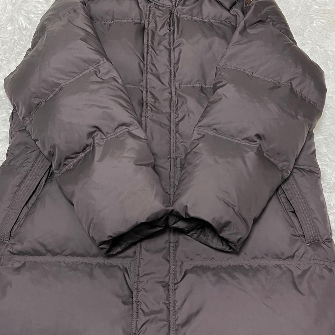 デサント　スーパーロングダウンコート　フード付き ベンチコート　防寒