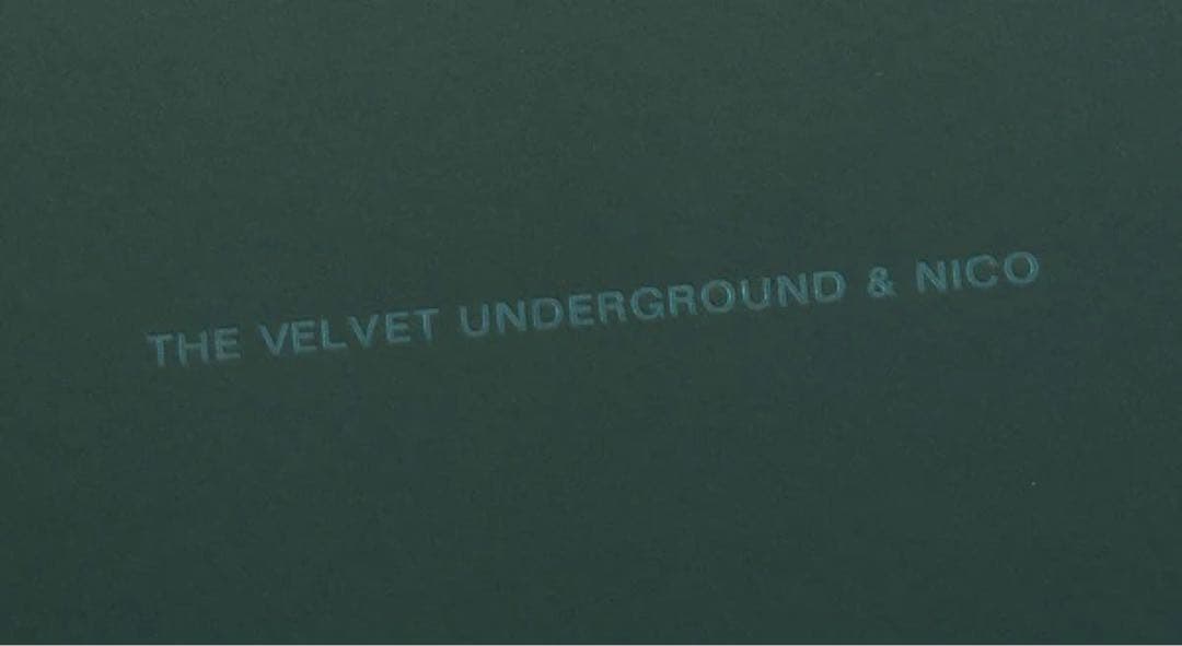 【新品】VELVET UNDERGROUND & NICO ラッカー盤　レコード