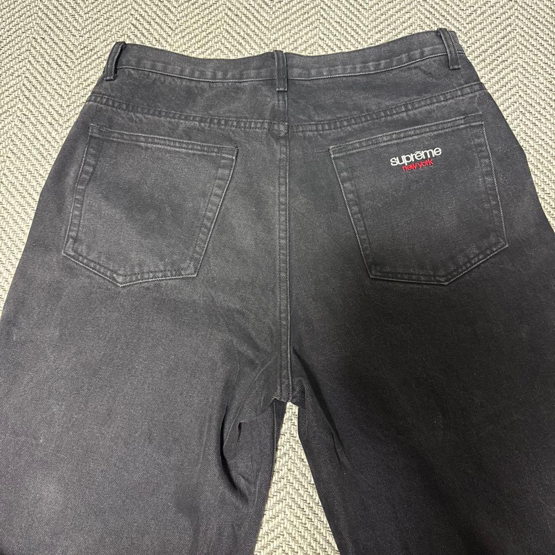 Supreme ブラックデニムパンツ 32
