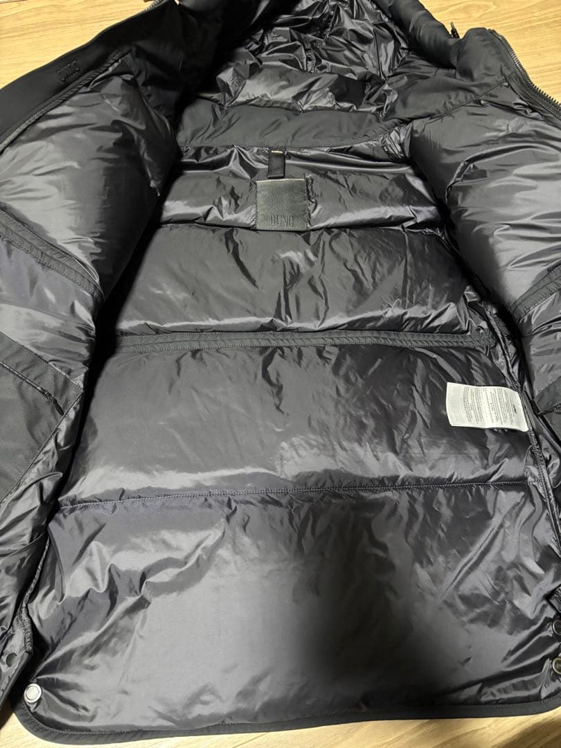 定価99000円　DUNO PALM ウールナイロン フーデッドダウンジャケット