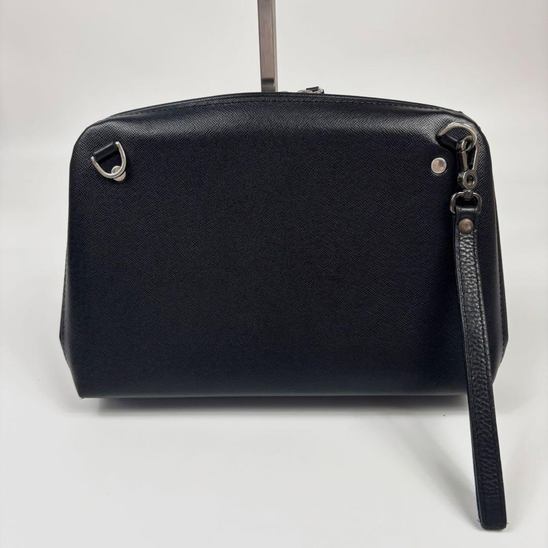 PORTER AVENUE ショルダーバッグ レザー シボ革 2way 黒