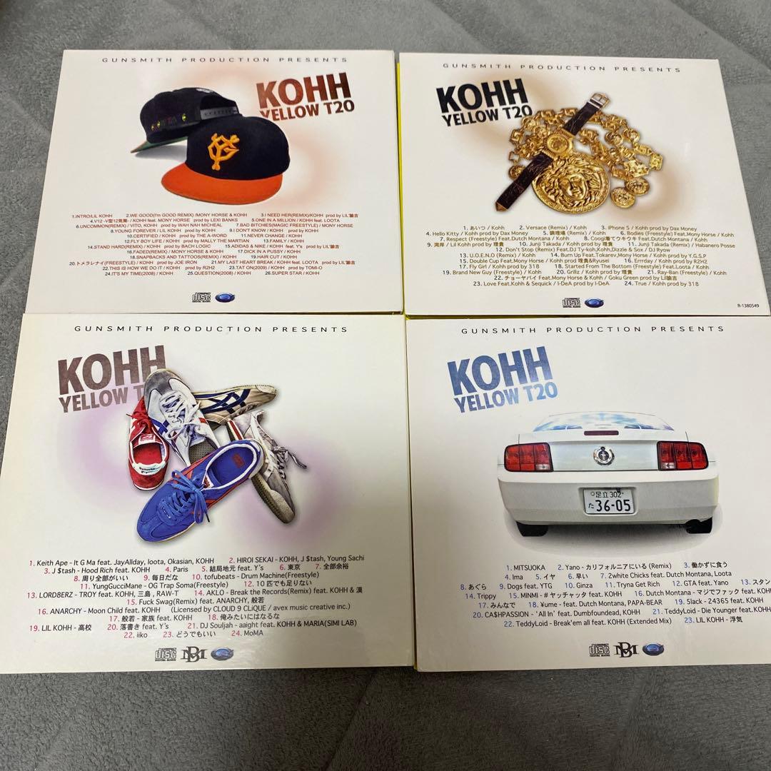 KOHH （千葉雄喜）YELLOW T20 アルバム4枚セット