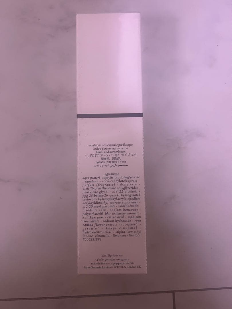 Diptyque パルファン ハンド&ボディローション EAU ROSE