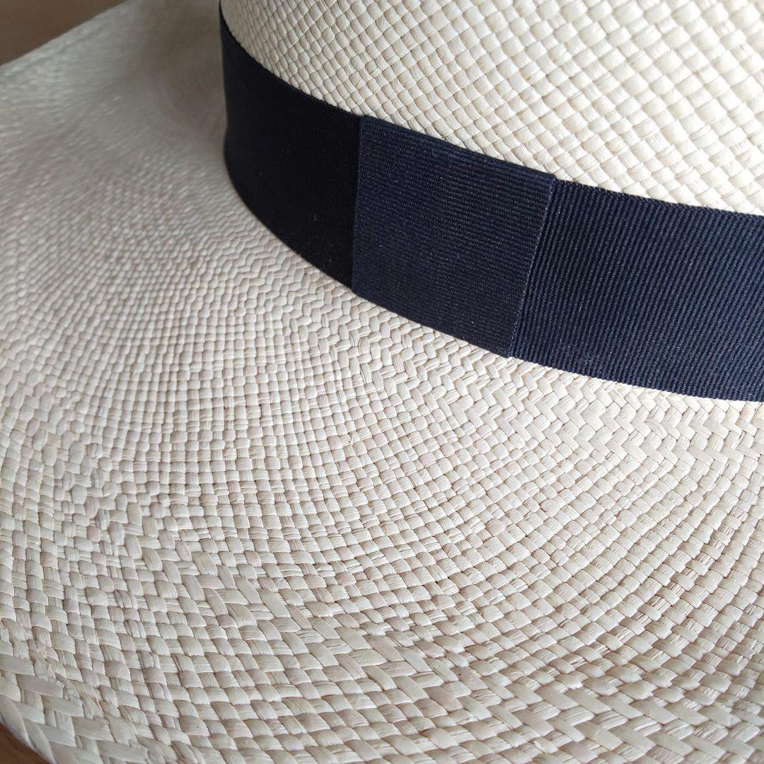 匿名 美品 ✴︎センシスタジオ カンカン帽 麦わら帽子 ストローハット