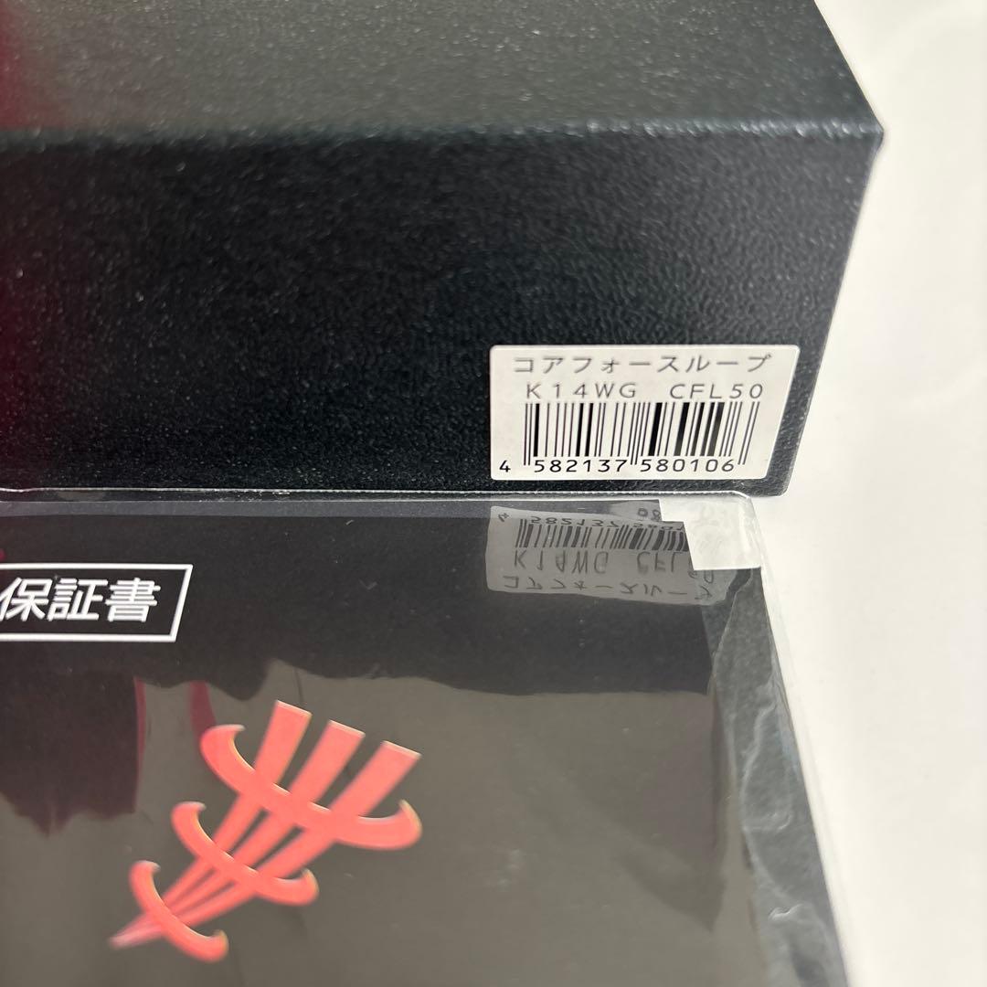 COREFORCE K14WG CFL50 ブラックブレスレット