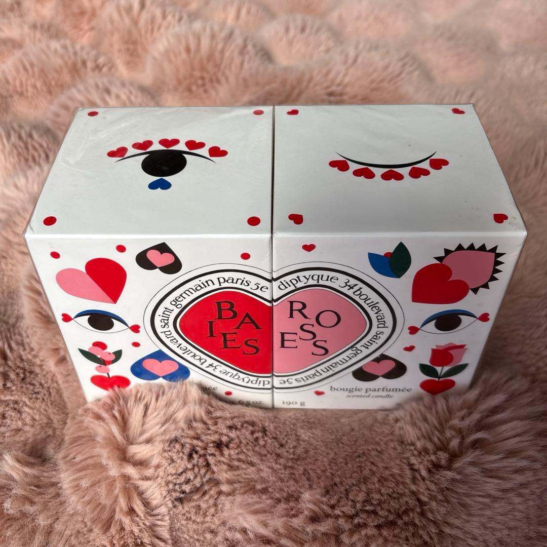 Diptyque キャンドルセットDUO BAIES & ROSES