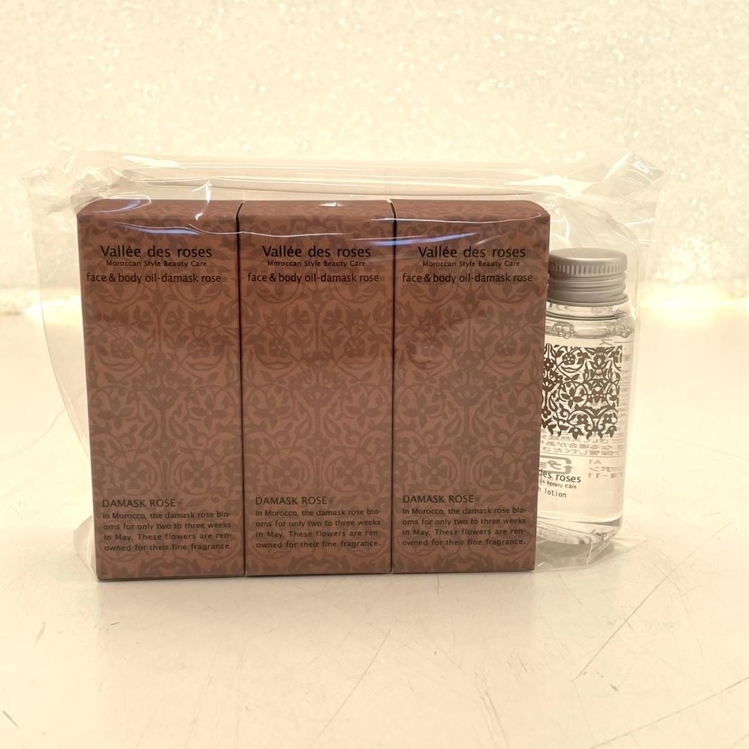 【新品未開封】ヴァレ ド ローズ フェイス＆ボディオイル 3本セット定価2.6万