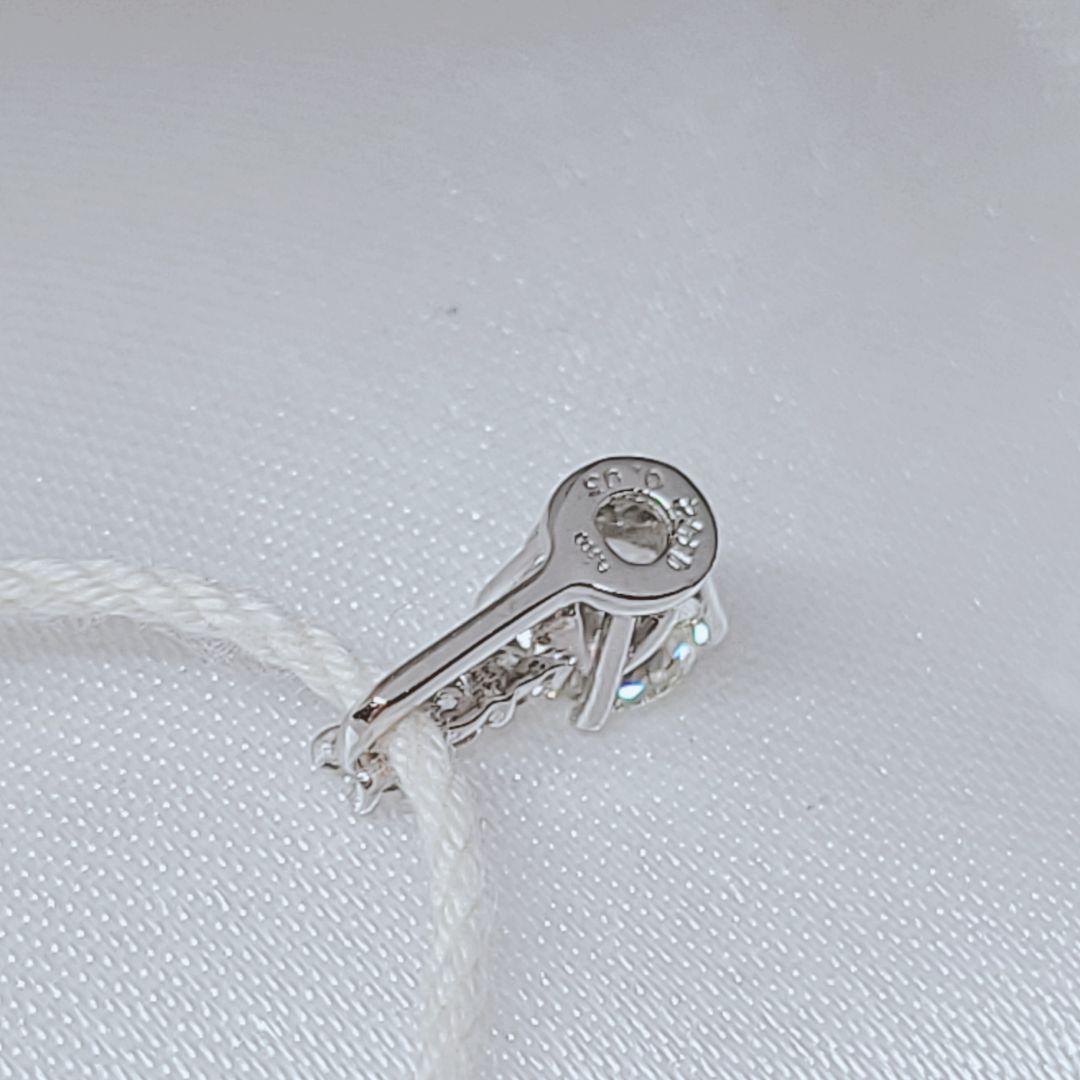 Pt900/上質エクセレントカット/ダイヤモンドペンダントトップ