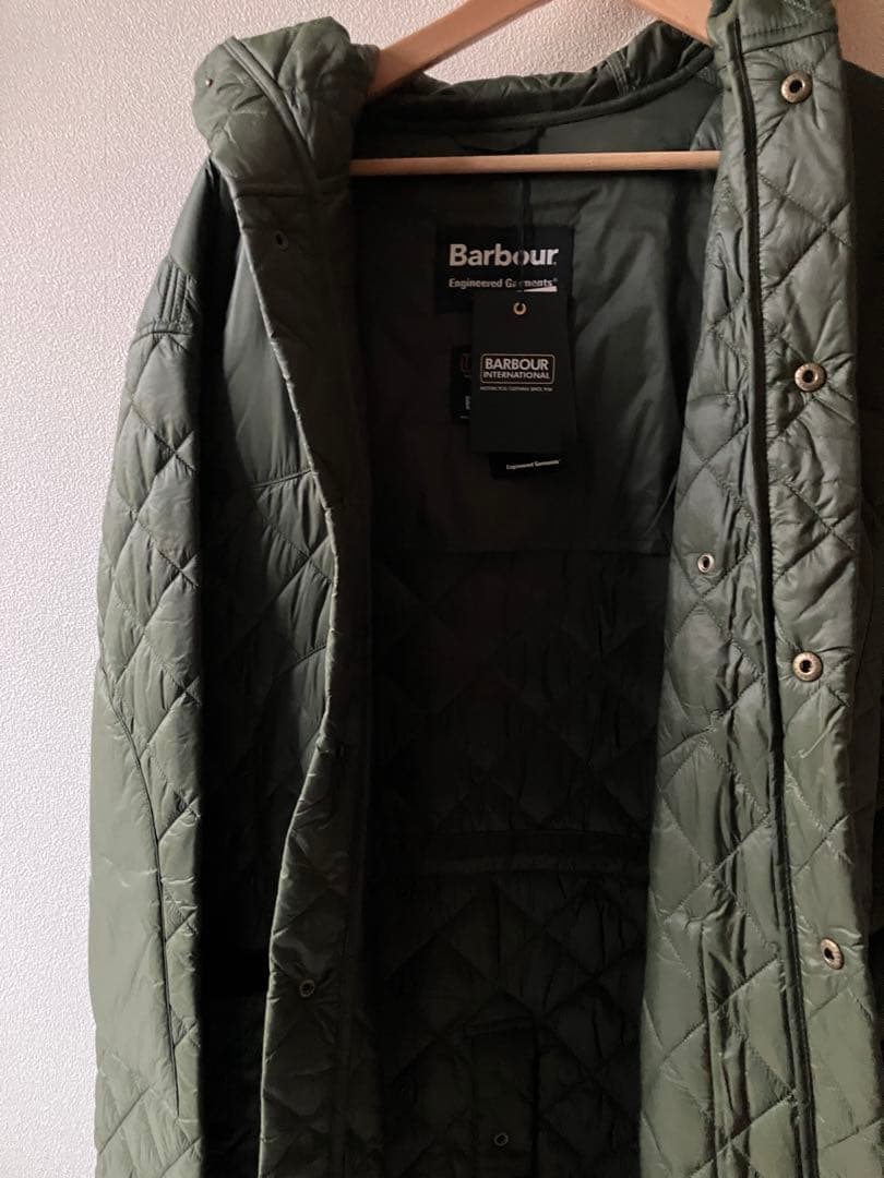 新品EG×Barbour JANKEES QUILT ジャンキースキルトL