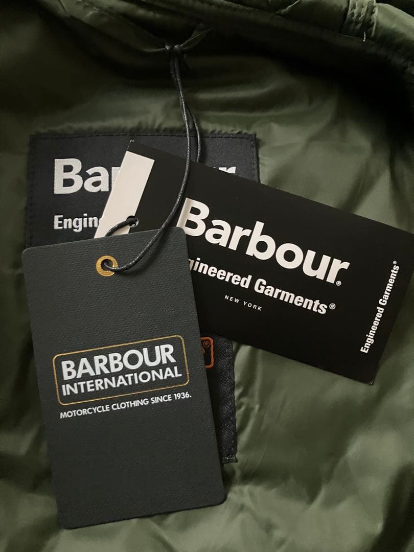 新品EG×Barbour JANKEES QUILT ジャンキースキルトL