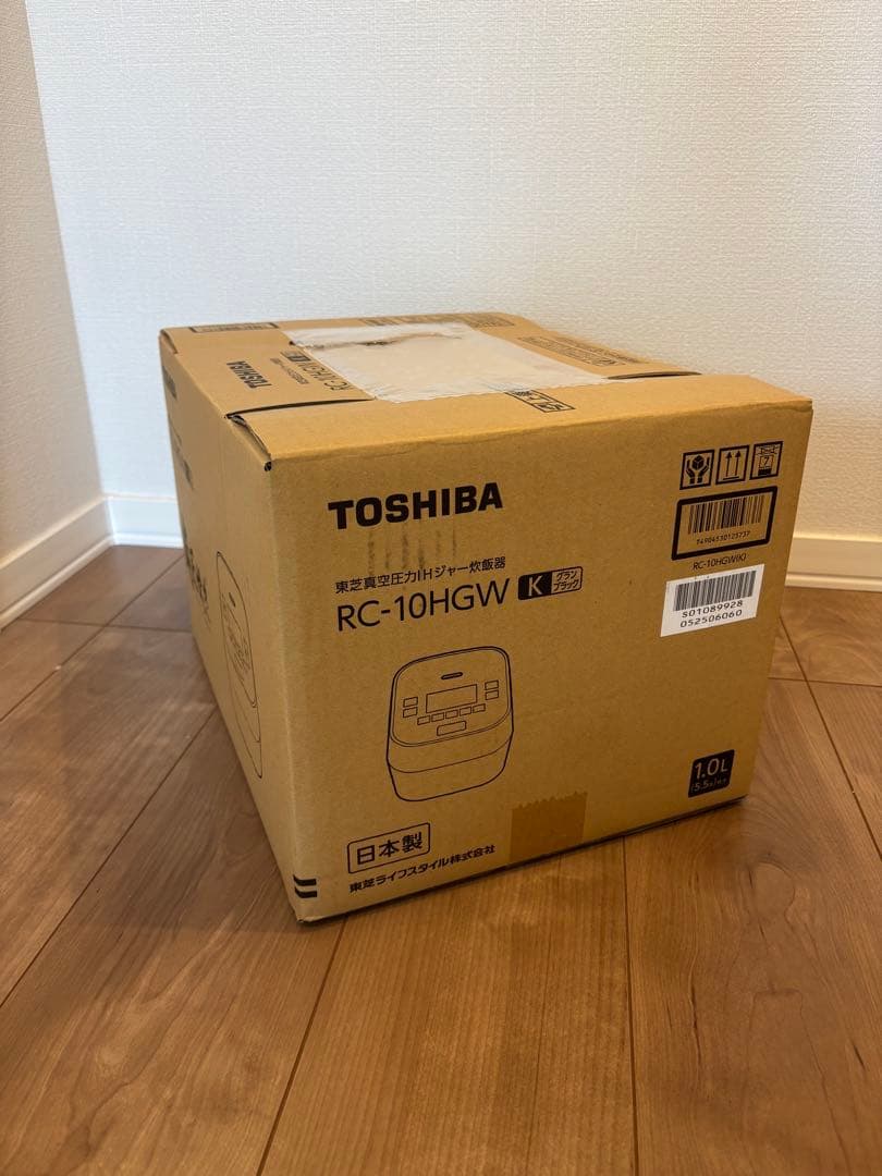 1080様用　TOSHIBA RC-10HGW K 炊飯器
