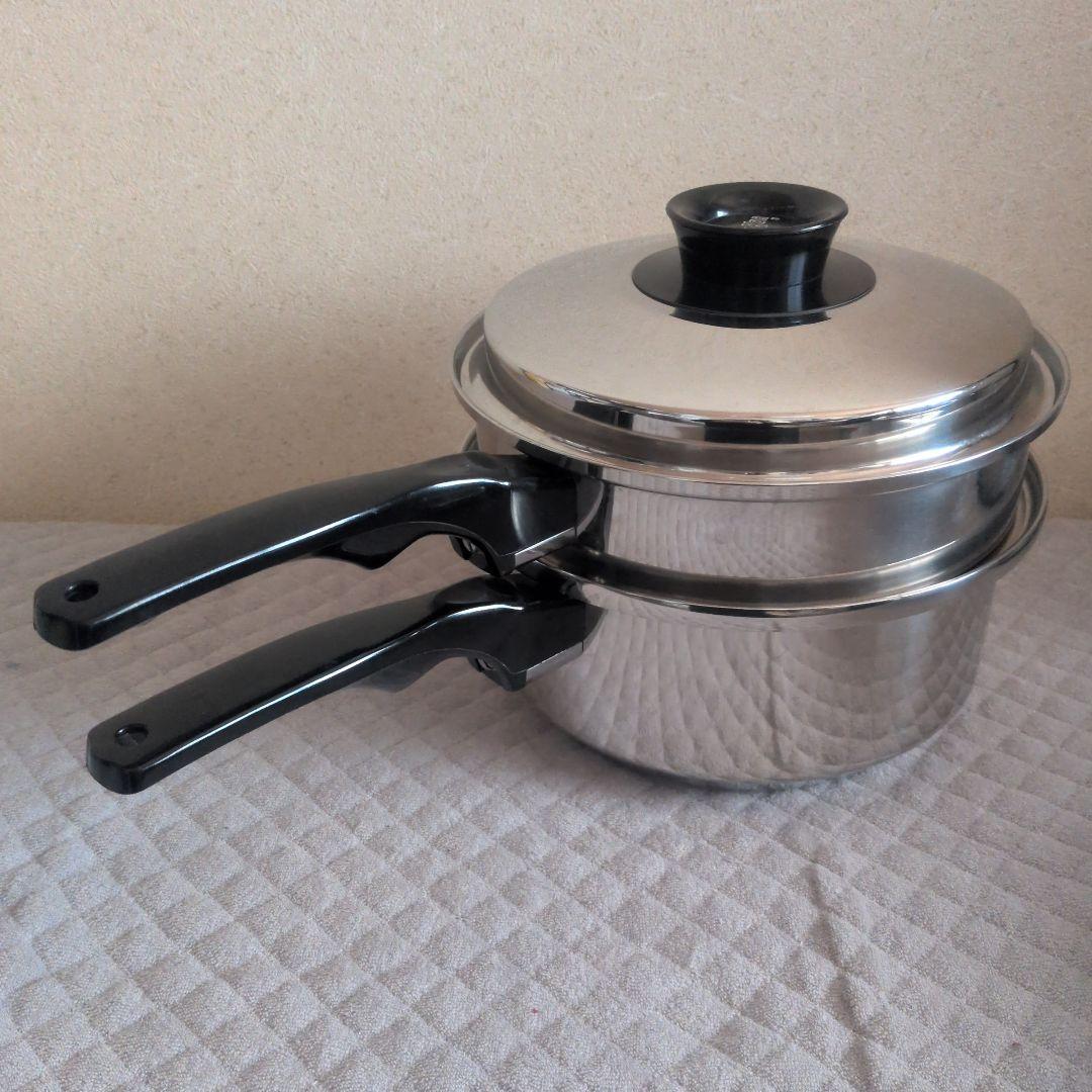 インコア 片手鍋３コート +蓋+スチーマー+ダッチカバー+キャセロール ５点