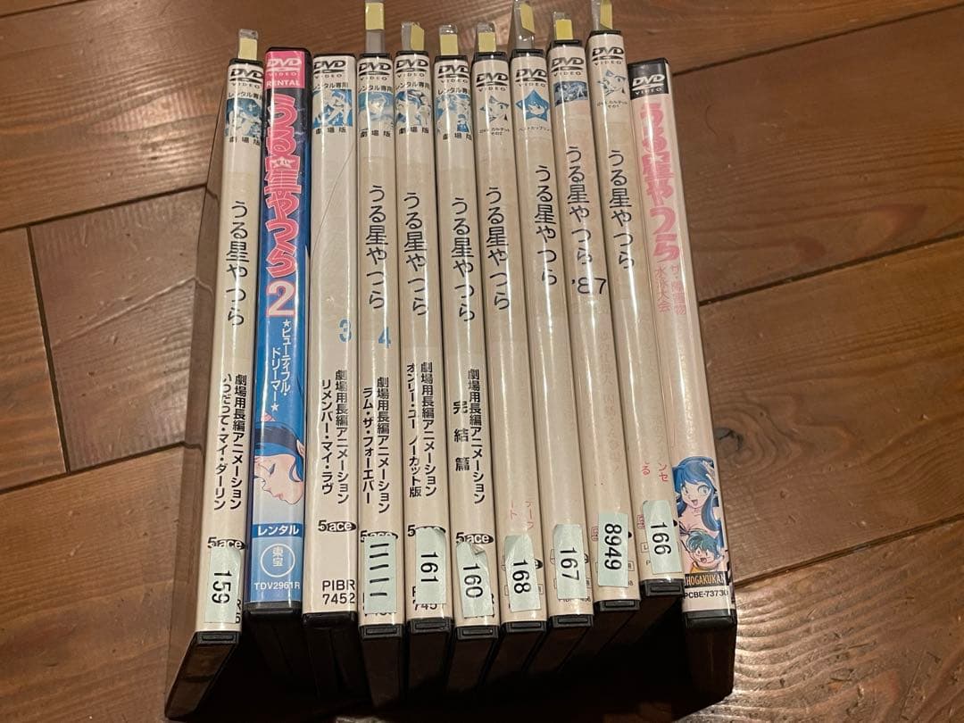 DVD うる星やつら 劇場版全6巻OVA全4巻計10本＋水泳大会計11本セット