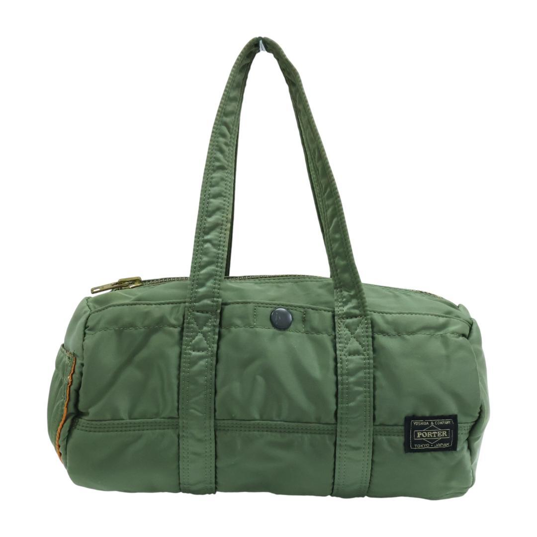 極美品 PORTER ポーター タンカー ミニボストン ダッフルバッグ グリーン
