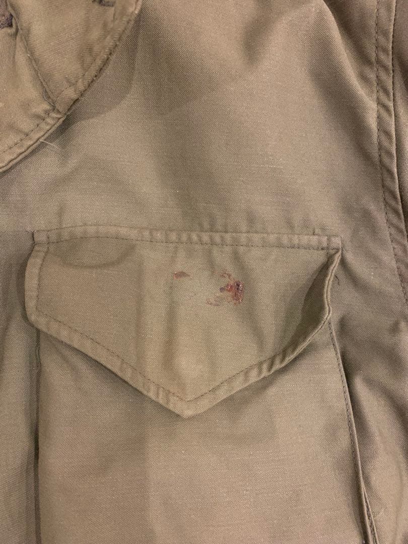 希少 60s 米軍実物 M-65 2nd アルミジップ ライナー付 S-R