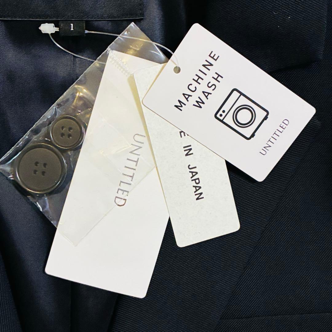 最終値下げ‼️【新品タグ付き】UNTITLEDブラックスーツ3点 就活 フォーマル