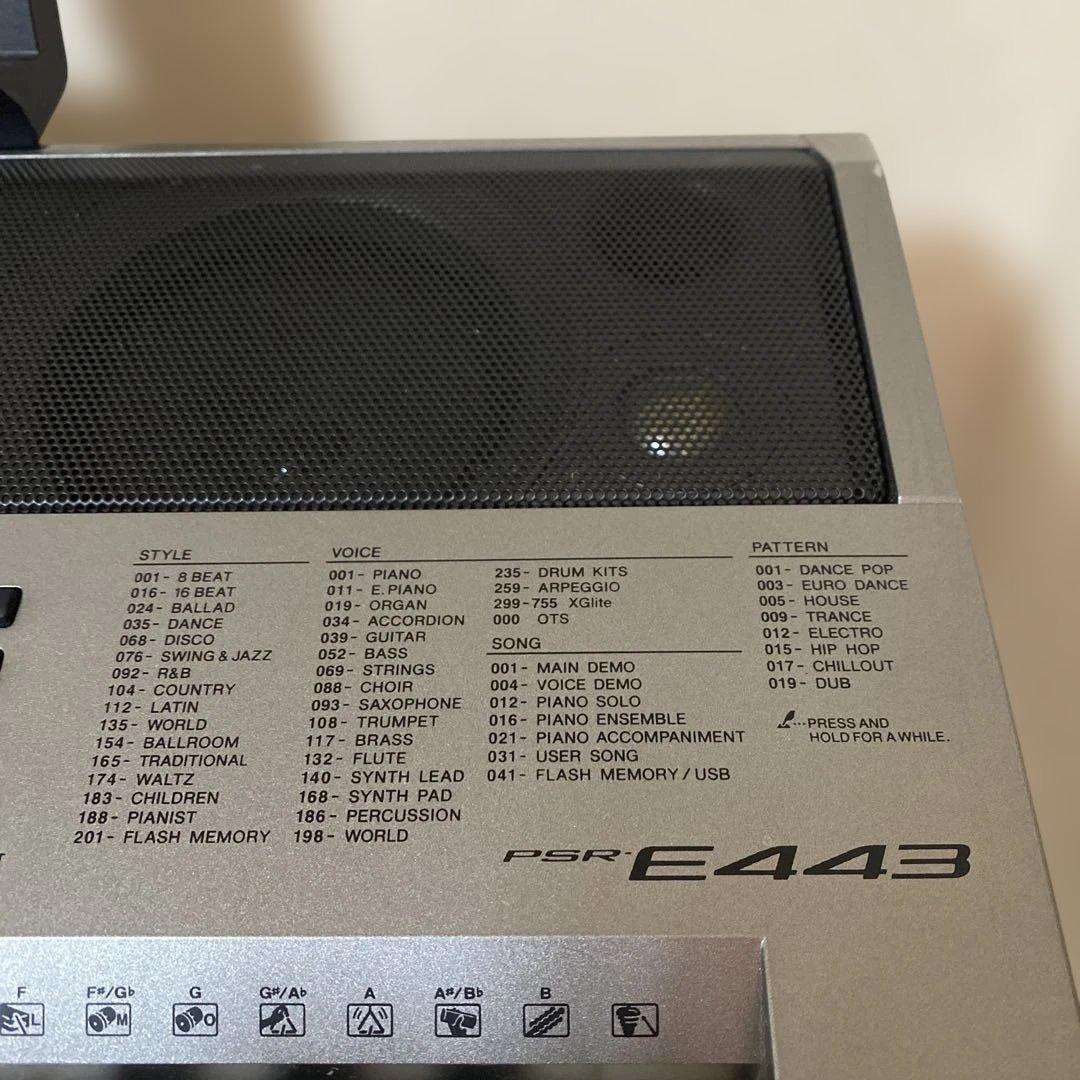 YAMAHA PSR-E443 61鍵盤 電子キーボード
