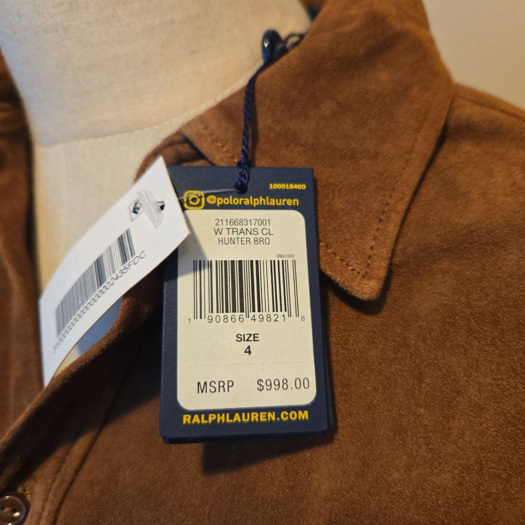Polo Ralph Lauren スエードブラウン ワンピース サイズ4