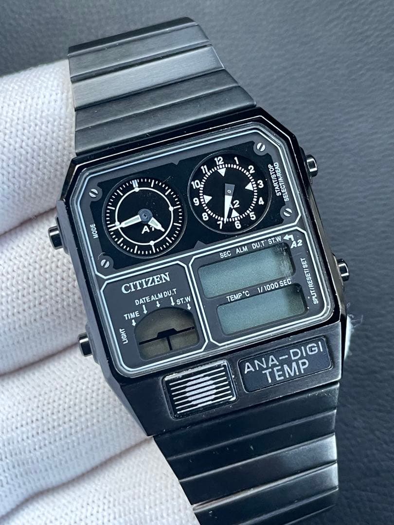 希少 腕時計 CITIZEN シチズン アナデジ 8989 - S116881