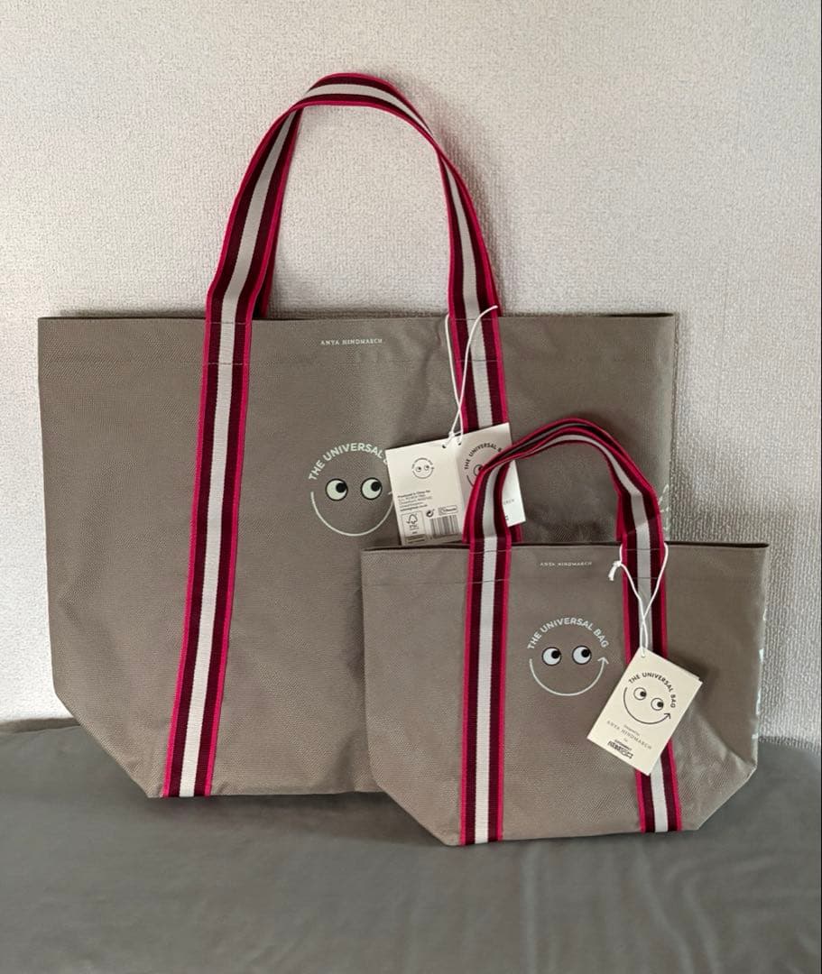 アニヤ・ハインドマーチ×成城石井ユニバーサルバッグ　 （エコバッグ）大小セット