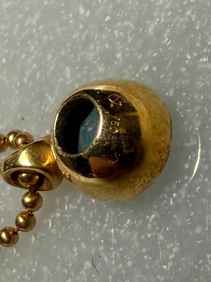 【K18 / 750 刻印あり‼️】ブルートパーズ ネックレス 40cm ゴールド