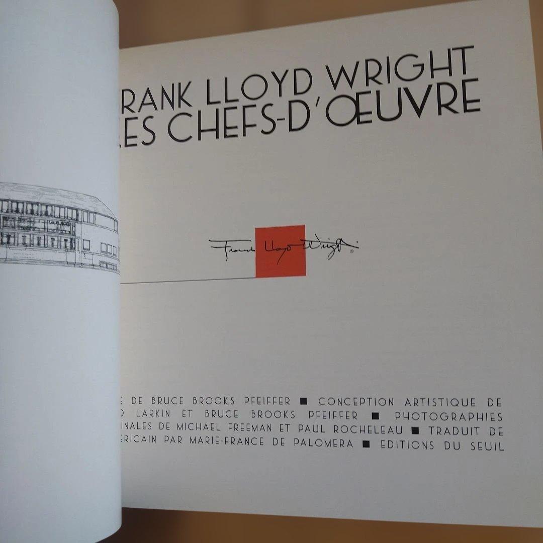 洋書 Frank Lloyd Wright. Les chefs-d'oeuvre