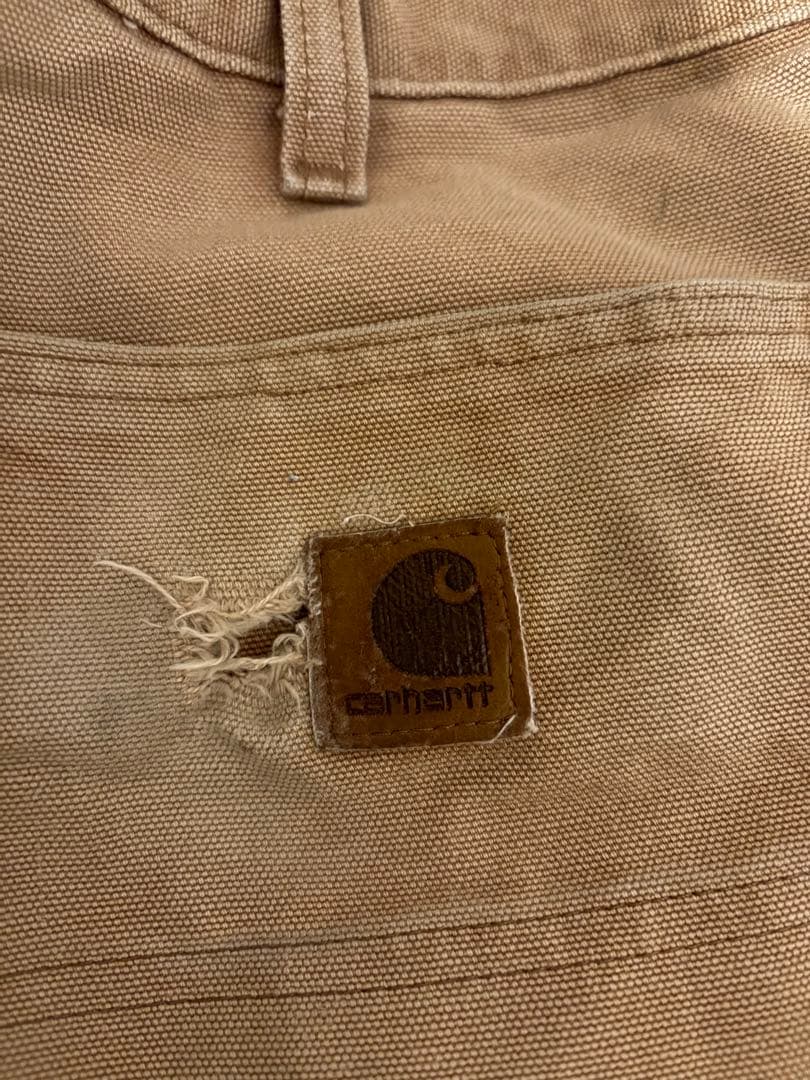 00s Carhartt 32×30 B136ダブルニー　カーハート
