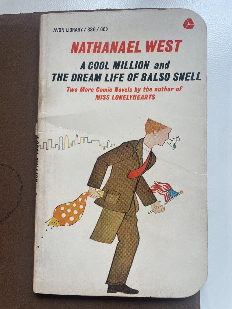 ナサニエル・ウェスト原画表紙版下一点物『クール・ミリオン』60年代制作資料