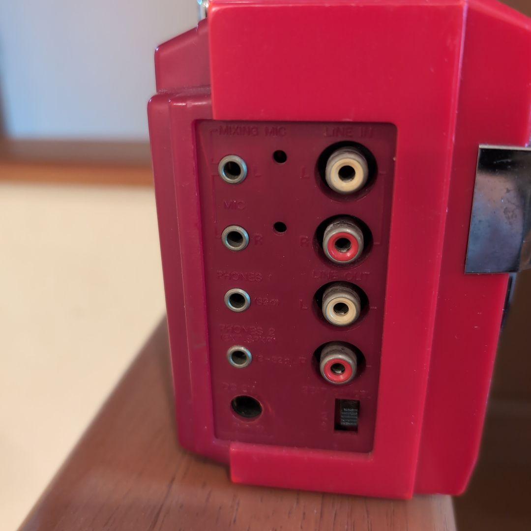 SANYO　MR-U4SF 赤 ラジカセ メタルテープ対応