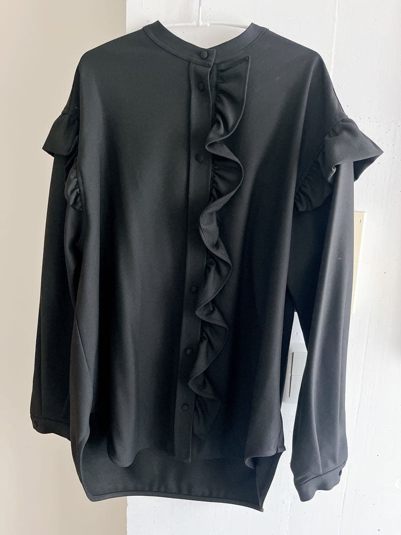 【新品未使用】ロージーモンスター　ウォーミーラッフルチュニック　ブラック