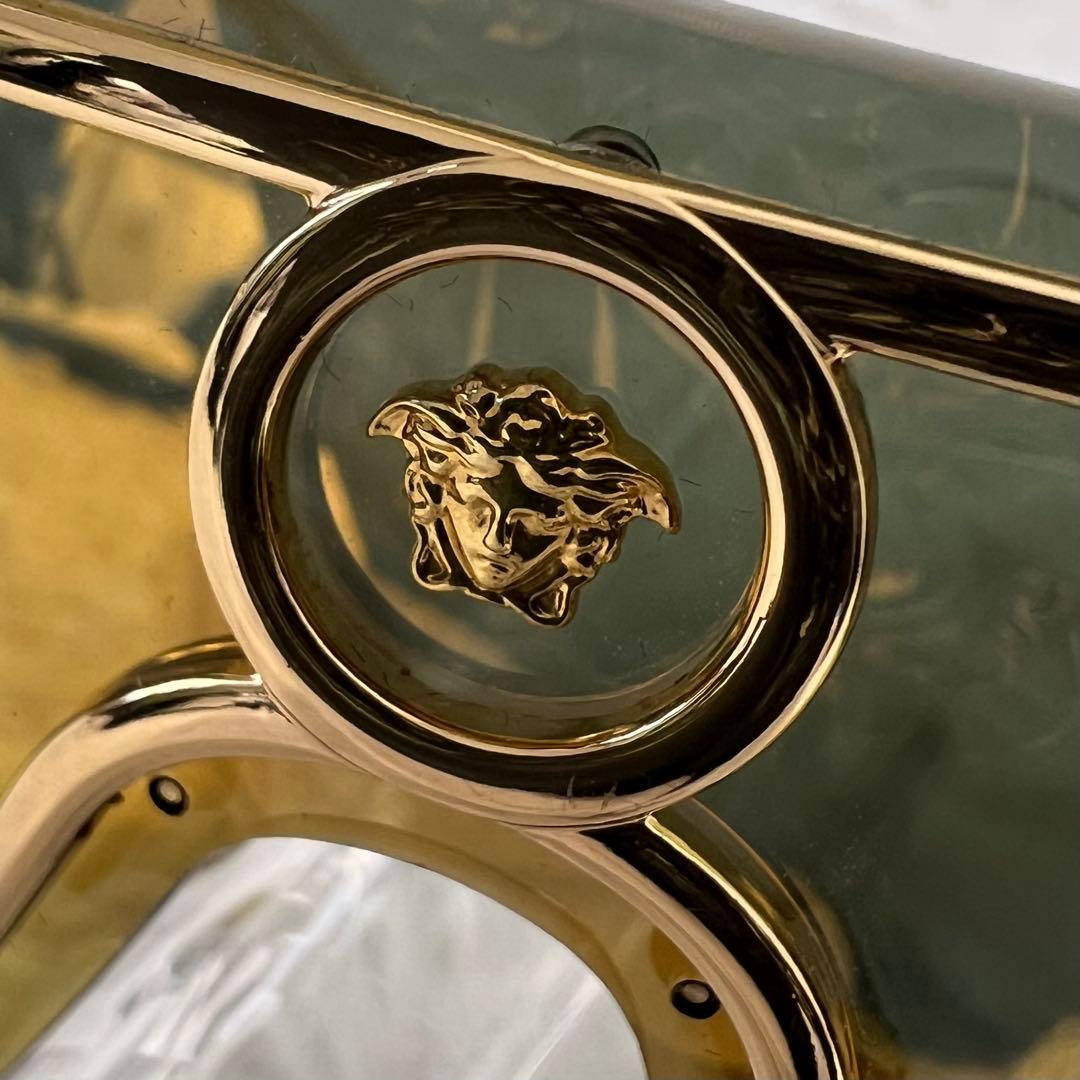 【激レア商品】ヴェルサーチ メデューサ ゴールドミラー サングラス メンズ